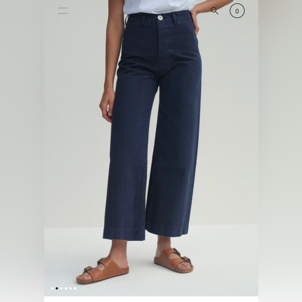 Jesse Kamm Sailor Pants in Midnight size 4